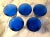 Cobalt Blue Wine Glasses - Set of 5 For Sale - Image 4 of 11