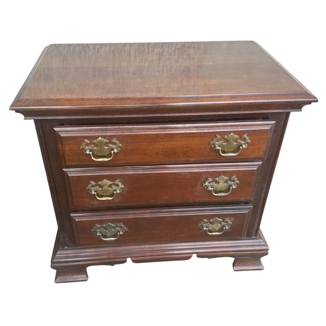 Kincaid Solid Cherry Wood Georgian Nightstand 26" X 16" X 24" H - Made in North Carolina in 1986. Also on sale in the...