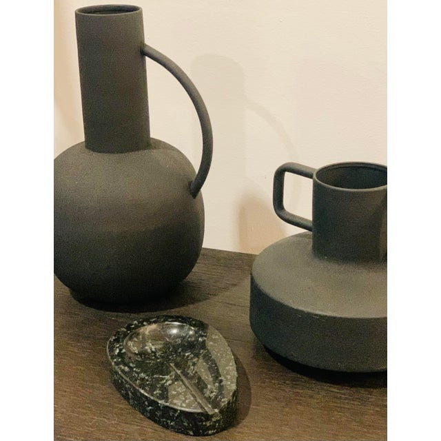 Stone Vintage Mid-Century Modern Italian Marble Cigar, Pipe, Cigarette Ashtray For Sale - Image 7 of 12