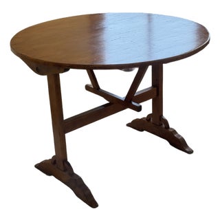 Van Thiel & Co, Reclaimed Wood Hand Made Reproduction Gateleg Table For Sale