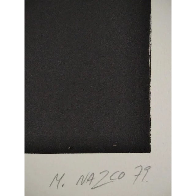 Maribel Nazco, Composition, 1979, Lithograph For Sale - Image 6 of 7