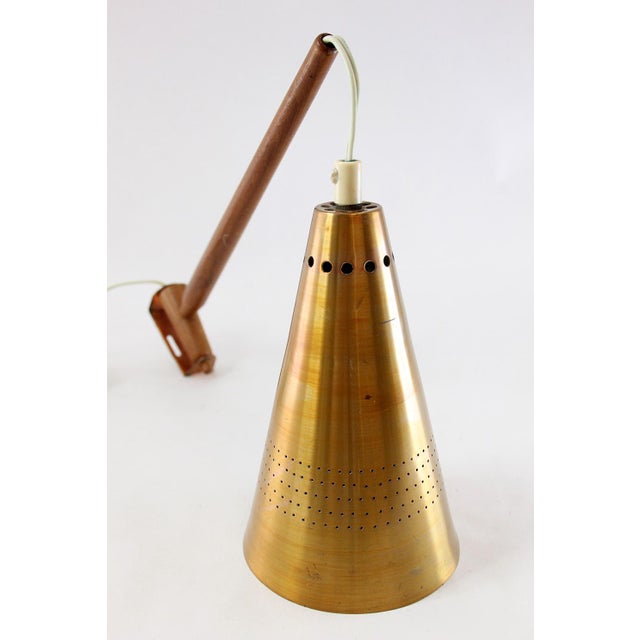 Mid-Century Model S-1718 Wall Lamp by Hans-Agne Jakobson for Hans-Agne Jakobsson AB Markaryd, 1950s, in Very Good...