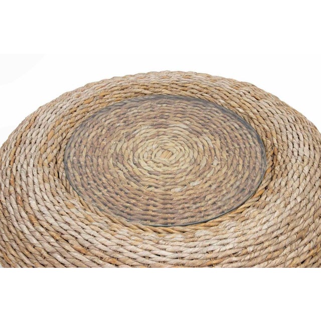 Vintage Banana Tree Rattan Chairs, Sofa & Coffee Table, 1990s, Set of 3 For Sale - Image 3 of 9