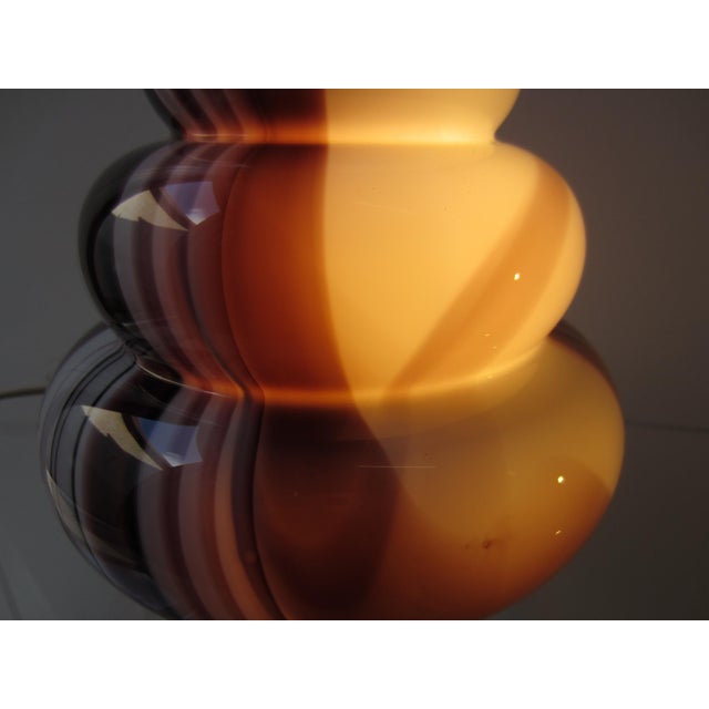 Space Age Murano Glass Table Lamp by Carlo Moretti, 1970s For Sale - Image 4 of 5
