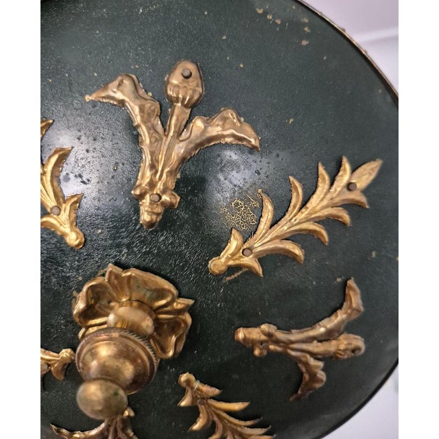 Pendant Light in Brass with Two Light Sockets, 1890s For Sale - Image 13 of 14