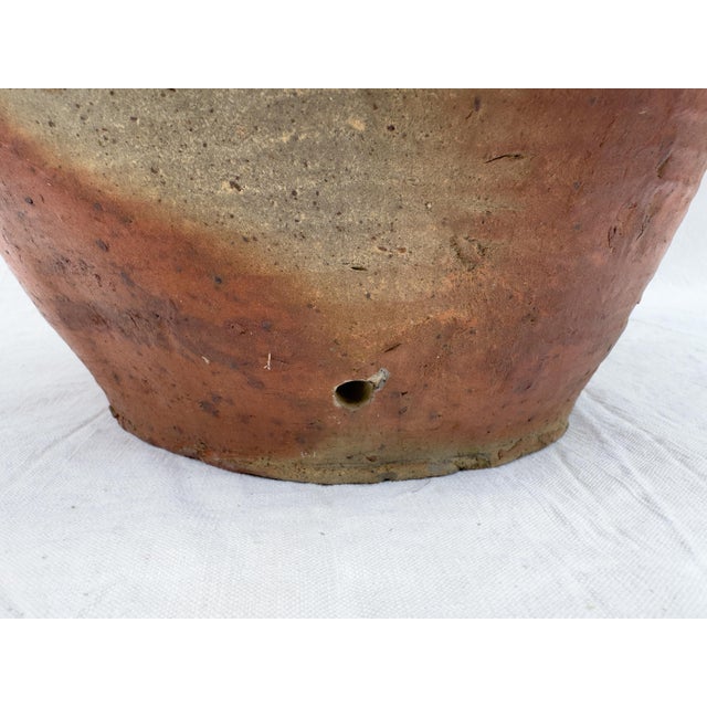 Antique French Stoneware Vinegar Jar / Floor Vase, Poitou, C. 1900 For Sale - Image 17 of 18