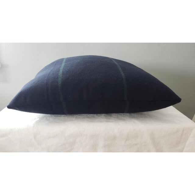 Ralph Lauren both sides. Size: 20 x 20 Hidden zipper Pillow cover only. Dry clean only.