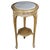 Louis XV Carved Gold Side Table with Marble Top For Sale - Image 15 of 15
