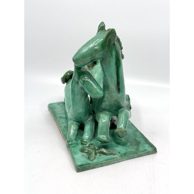 1920s 1920s Kitty Rix for Wiener Werkstatte Ceramic Figues of Horses For Sale - Image 5 of 12