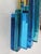 1960s Glass Wall Lamps in Blue Colour by Svend Aage Holm Sorensen for Hazel & Teudt, 1960s, Set of 2 For Sale - Image 5 of 9