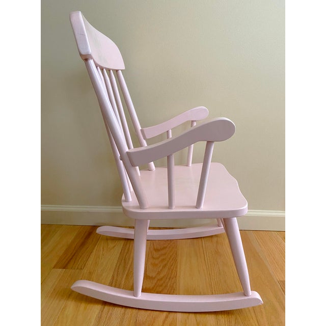 N.M. Sargent's & Sons Children's Wooden Rocking Chair Chairish