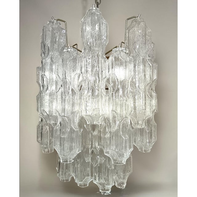 Murano Glass Chandelier from Venini, 1970s For Sale - Image 14 of 18