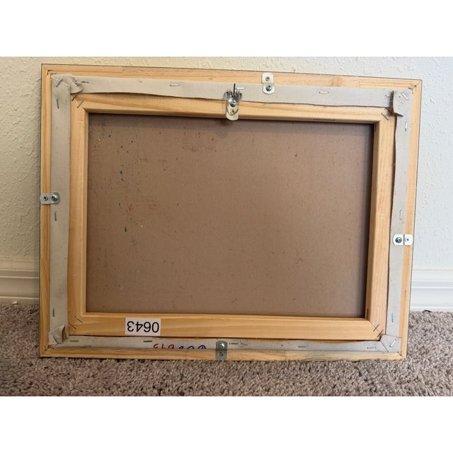 Vintage Oil Painting Naval Battle Ships Seascape Maritime Art Framed Framed For Sale - Image 9 of 9