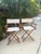Wood 1950s Tortoise/Burnt Bamboo Director's Chairs For Sale - Image 7 of 10