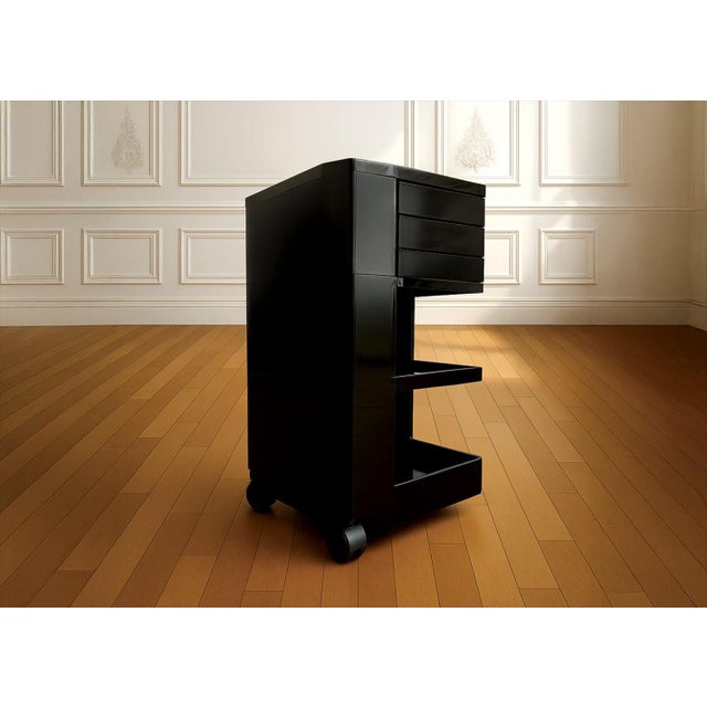 Black Boby Cart by Joe Colombo for Bieffeplast For Sale - Image 6 of 7