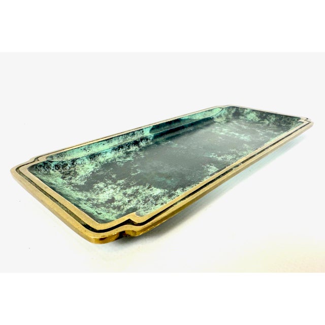 Mid-Century Modern Desk Pen Holder in Bronze from Hagenauer Workshops, 1960s For Sale - Image 4 of 11