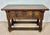 Brown Pair of Early 20th Century Spanish Rustic Oak Side Tables with Drawers, 1900s For Sale - Image 8 of 12