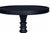 2020s Threaded Drink Table Navy Blue For Sale - Image 5 of 10