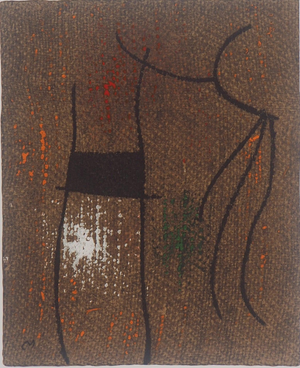 Joan Miro, Abstract Woman, Lithograph