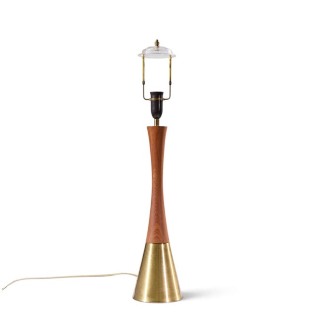 Wood Tony Paul for Westwood Industries Mid Century Table Lamps - Pair For Sale - Image 7 of 7