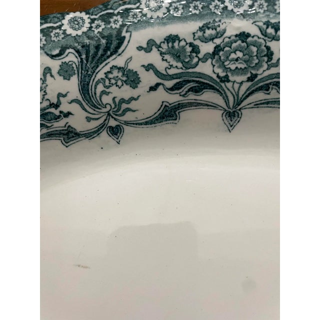 A rare find! This transferware platter is large… 18” and such an unusual color. Made by F. Winkle Colonial Pottery in...