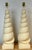 1980s Hollywood Regency Spiral Seashell Form Plaster Table Lamps - a Pair For Sale - Image 14 of 15