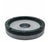 A round ashtray crafted from Portuguese green marble with Carrara white veining, featuring a sophisticated mid-century...