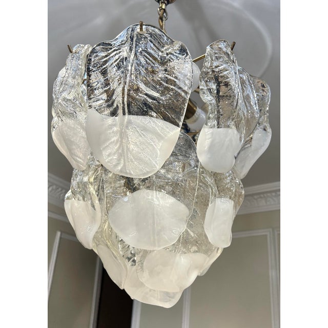 Vintage Italian Murano Glass Chandelier, 1970 For Sale - Image 8 of 14