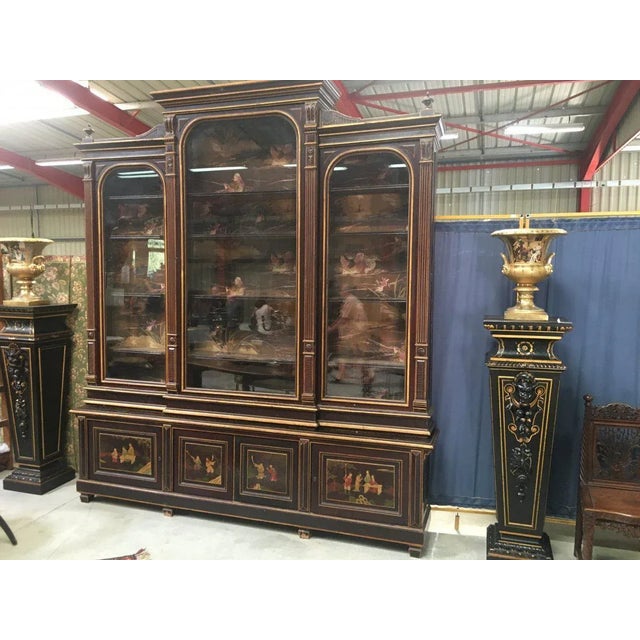 Antique Napoleon III Library For Sale - Image 5 of 5