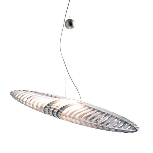 Futurist Elliptical Pendant Lamp by Alberto Meda & Paolo Rizzato for Luceplan, Italy, 2000s For Sale - Image 14 of 14