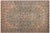 Boho Chic Persian Kashan Green/Blue Wool Rug - 10'0'' X 13'5'' For Sale - Image 9 of 10