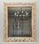 This Mid-Century rectangle vintage frame features hand-tooled low relief of abstracted leaves, petals along with wave...
