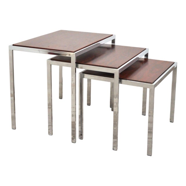 Vintage Nesting Tables by Cees Braakman for Pastoe, 1960s, Set of 3 For Sale