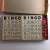 Vintage (circa 1940s?) Milton Bradley Bingo Set complete with original box. Contains 10 cards, red wooden markers, black...