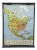 Vintage North America Economy Map, 1970s For Sale