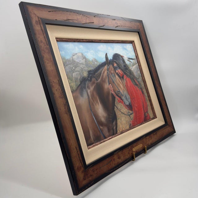 Paint Vintage Randy Galloway “In Any Language” Signed Limited Edition Giclée on Canvas 10/150 For Sale - Image 7 of 12