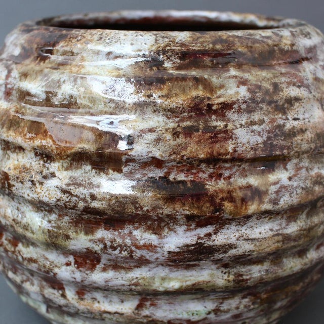 French Ceramic Vase by Alexandre Kostanda, 1950s For Sale - Image 13 of 18