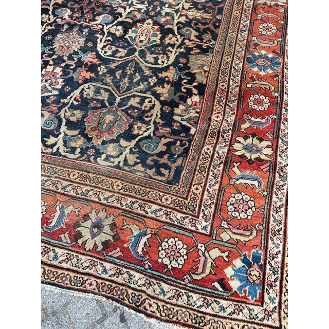 Large Mahal Rug, 1890s For Sale - Image 4 of 18