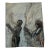 1970’s Original Asymmetrical Abstract Nude Double Figure Painting For Sale