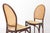 Vintage Bentwood Dining Chairs with Viennese Cane from Thonet, 1960s, Set of 2 For Sale - Image 3 of 12