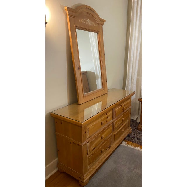 Broyhill Fontana Distressed Pine 6Drawer Dresser Chairish