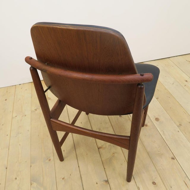 Teak Chair by Arne Hovmand-Olsen, Denmark, 1960s For Sale - Image 11 of 16