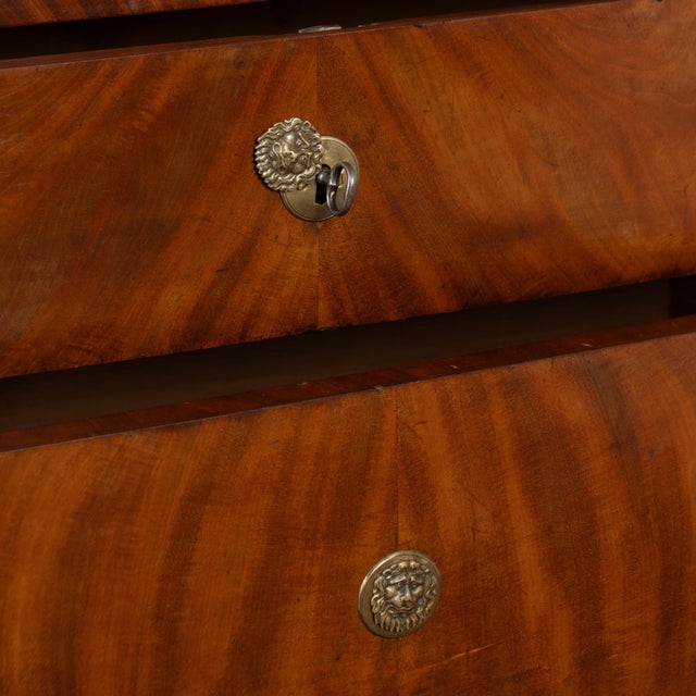 Early 19th Century Swedish Biedermeier Mahogany Secretary Bureau For Sale - Image 11 of 12