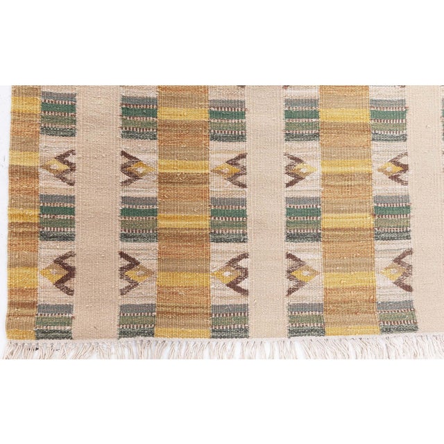 Modern Swedish Wool Runner by Doris Leslie Blau For Sale - Image 4 of 11