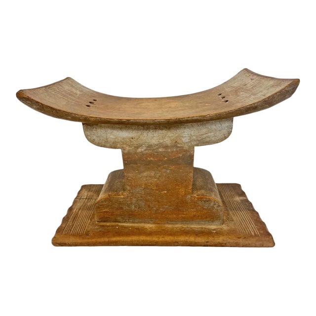 Antique Original Asante Stool For Sale