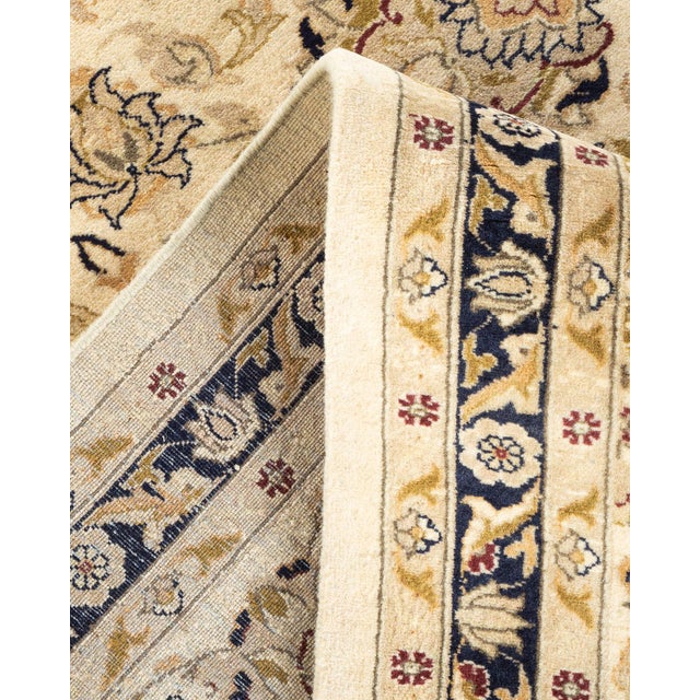 Mogul, One-of-a-Kind Hand-Knotted Area Rug - Ivory, 9' 1" x 12' 1" For Sale In New York - Image 6 of 8