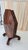 Antique Octagonal Walnut Finish Tilt ( Snap) Pedestal Center Table For Sale - Image 10 of 18