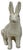 Very Large & Heavy Antique American Rustically Aged Cast Iron Rabbit Garden Ornament or Doorstop - Circa 1920s For Sale - Image 10 of 18