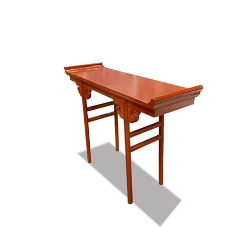 Chinese Simple Wing Console Table With Cloud Apron Design For Sale - Image 3 of 5