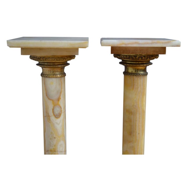 Antique Columns in Marble, 1870, Set of 2 For Sale - Image 6 of 9